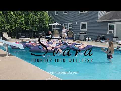 Svara Sound Floating Sound Bath in CT video